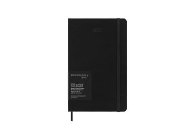 Moleskine 2023 12-Month Weekly Large Smart Planner: Black