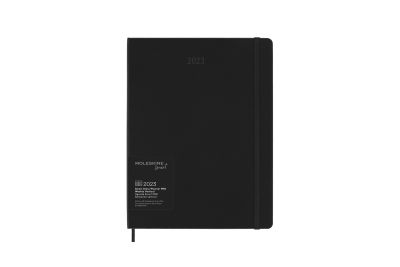 Moleskine 2023 PRO 12-Month Weekly XL Smart Planner: Black