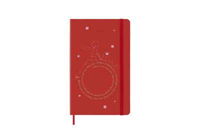 Moleskine Ltd. Ed. Petit Prince 2023 12-Month Weekly Large Hardcover Notebook: Rose