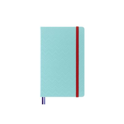 Moleskine Missoni 2023 12-Month Large Daily Hardcover Notebook: Light Blue