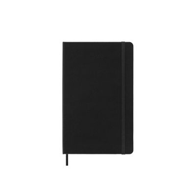 Moleskine 2024 12-Month Daily Large Hardcover Notebook: Black