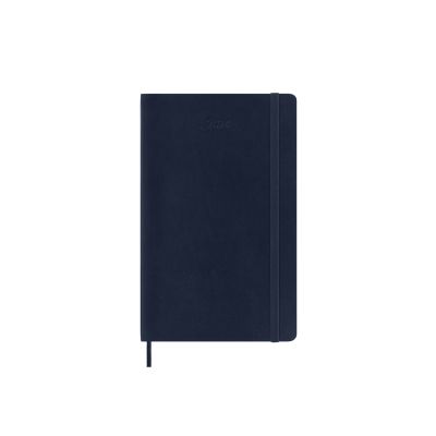 Moleskine 2024 12-Month Daily Large Softcover Notebook: Sapphire Blue