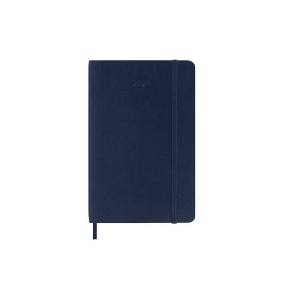 Moleskine 2024 12-Month Weekly Pocket Softcover Notebook: Sapphire Blue