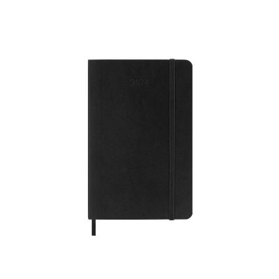 Moleskine 2024 12-Month Weekly Pocket Softcover Notebook: Black