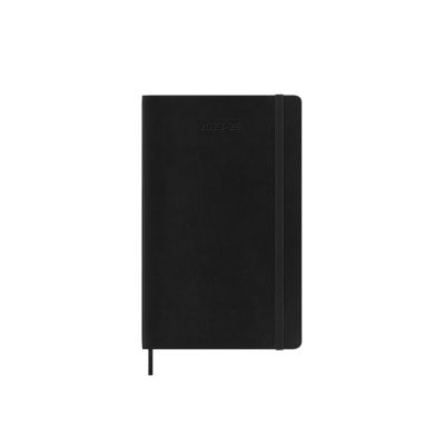 Moleskine 2024 18-Month Weekly Large Softcover Notebook: Black