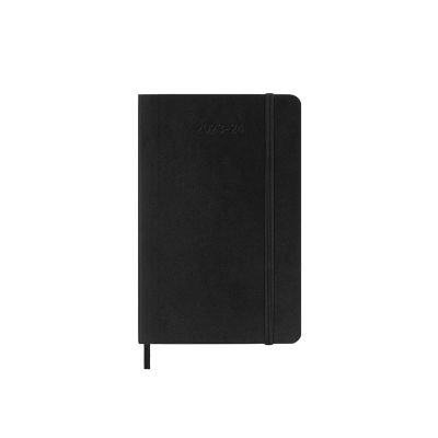 Moleskine 2024 18-Month Weekly Pocket Softcover Notebook: Black