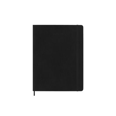 Moleskine 2024 18-Month Weekly XL Softcover Notebook: Black