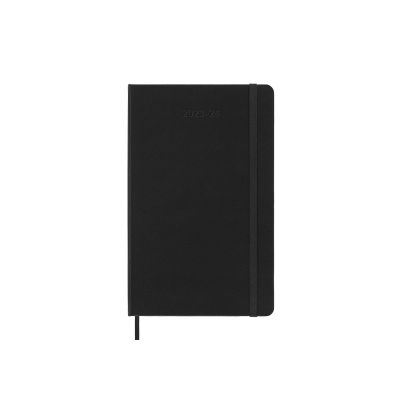 Moleskine 2024 18-Month Weekly Horizontal Large Hardcover Notebook: Black