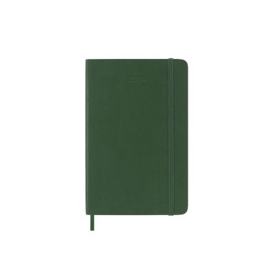 Moleskine 2024 12-Month Weekly Pocket Softcover Notebook: Myrtle Green