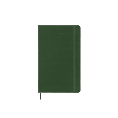 Moleskine 2024 12-Month Daily Large Hardcover Notebook: Myrtle Green