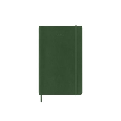 Moleskine 2024 12-Month Daily Large Softcover Notebook: Myrtle Green