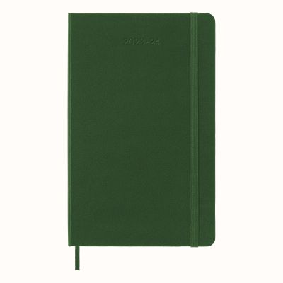 Moleskine 2024 18-Month Weekly Large Hardcover Notebook: Myrtle Green