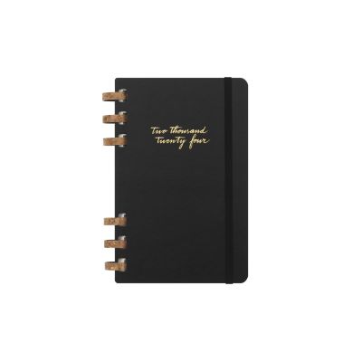 Moleskine 2024 12-Month Large Life Spiral Planner: Black Epalon