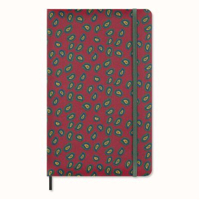 Moleskine Ltd. Ed. Professional Silk Large Ruled Hardcover Notebook in Box: Bordeaux