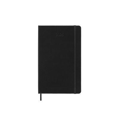 Moleskine 2025 PRO 12-Month Weekly Vertical Large Hardcover Notebook: Black