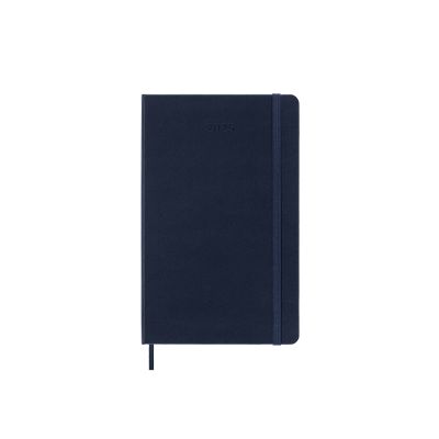 Moleskine 2025 12-Month Weekly Large Hardcover Notebook: Sapphire Blue