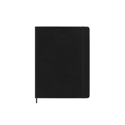 Moleskine 2025 12-Month Weekly XL Softcover Notebook: Black