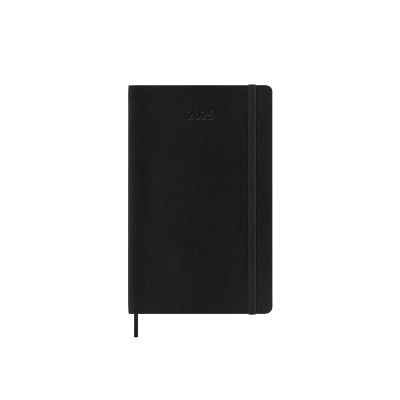 Moleskine 2025 12-Month Monthly Large Softcover Notebook: Black