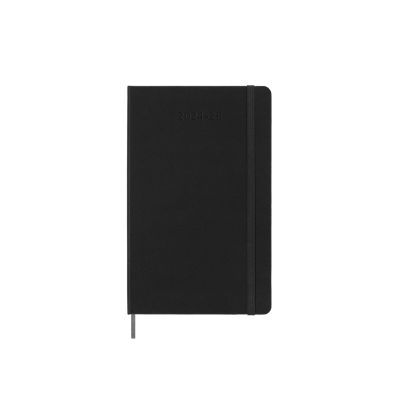 Moleskine 2025 18-Month Daily Large Hardcover Notebook: Black