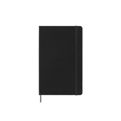 Moleskine 2025 18-Month Weekly Large Hardcover Notebook: Black