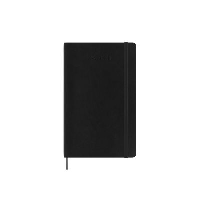 Moleskine 2025 18-Month Weekly Large Softcover Notebook: Black