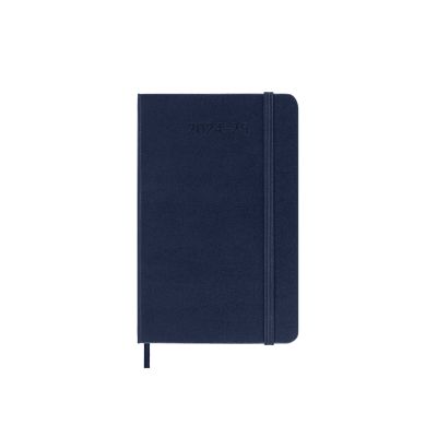 Moleskine 2025 18-Month Weekly Pocket Hardcover Notebook: Sapphire Blue