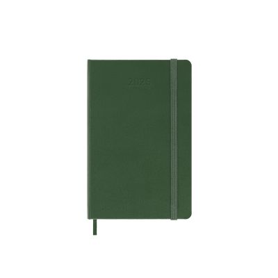 Moleskine 2025 12-Month Daily Pocket Hardcover Notebook: Myrtle Green