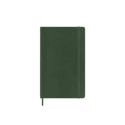 Moleskine 2025 12-Month Daily Large Softcover Notebook: Myrtle Green