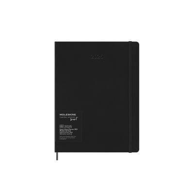 Moleskine 2025 PRO 12-Month Weekly Vertical XL Smart Planner: Black