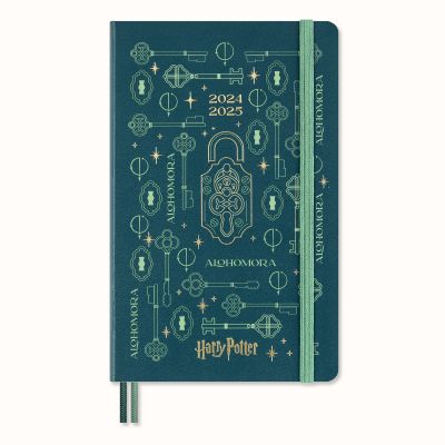 Moleskine Ltd. Ed. Harry Potter 2025 18-Month Weekly Large Hardcover Notebook: Alohomora