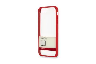 Moleskine Transparent Paperband Hard Case iPhone 7 Plus Scar Scarlet Red