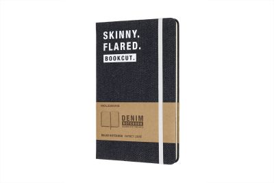 Moleskine Denim Notebook Limited Collection 'Skinny. Flared. Bookcut.' Large Ruled Notebook Hard