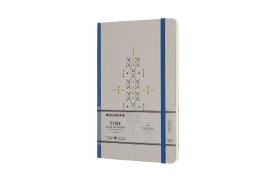 Moleskine Time Notebook Limited Collection Blue Large Plain Notebook Hard