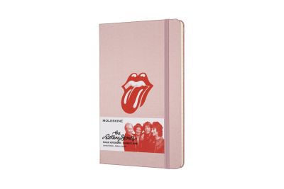 Moleskine Rolling Stones Limited Edition Pink Large Ruled Notebook Hard