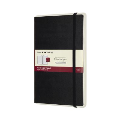 Moleskine Smart Writing Paper Tablet Black Large Ruled Hard