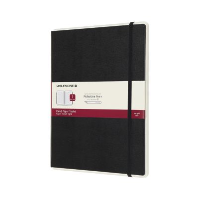 Moleskine Smart Writing Paper Tablet Black XL Ruled Hard