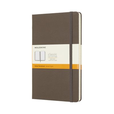 Moleskine Earth Brown Notebook Large Ruled Hard