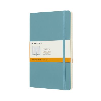 Moleskine Reef Blue Notebook Large Ruled Soft