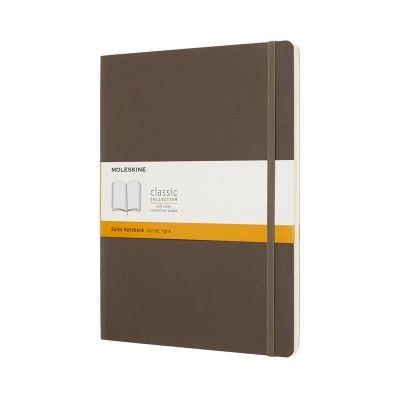 Moleskine Earth Brown Notebook Extra Large Ruled Soft