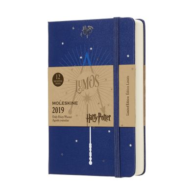 2019 Moleskine Harry Potter Limited Edition Notebook Blue Pocket Daily 12-month Diary