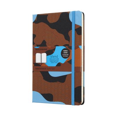 Moleskine Camouflage Blue Limited Collection Notebook Large Ruled