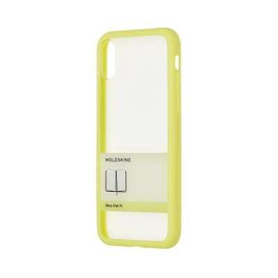 Moleskine Yellow TPU Band iPhone 10 Hard Case