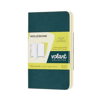 Volant Journals XS Plain Pine.Green Lemon Yellow