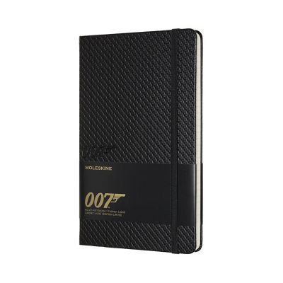 Limited Edition Notebook James Bond Large Ruled Carbon