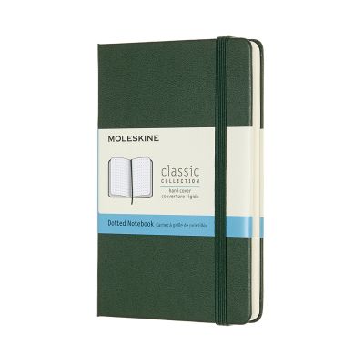 Moleskine Pocket Dotted Hardcover Notebook: Myrtle Green