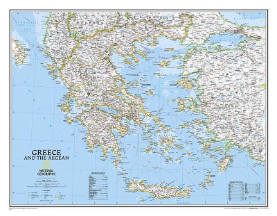 Greece Classic, laminated