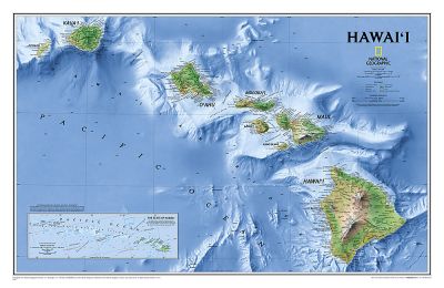 Hawaii, laminated