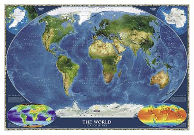 World Satellite, laminated