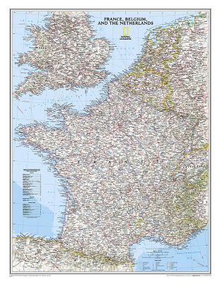 France, Belgium, and The Netherlands Classic, laminated