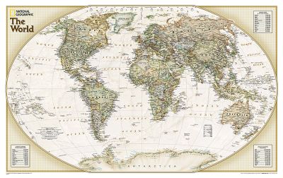 World Explorer Executive, laminated